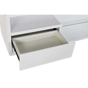 <b>TV</b> <b>UNIT</b> MDF <b>GLASS</b> 140X40X50 WHITE - Product Image 2