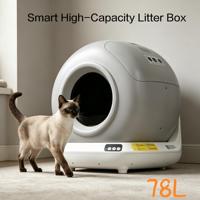 Litière automatique pour chat, grande taille, avec protection de sécurité, nettoyage automatique, contrôle par application, contrôle des odeurs, pour plusieurs chats