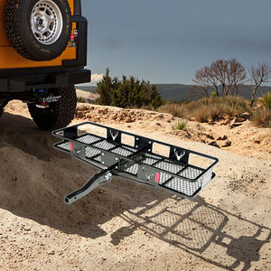 Nuevo Portaequipajes de Acero al Carbono Cromado Impermeable para Montaje en Enganche de Coche, Camioneta, SUV, Furgoneta, Carga Máxima de 500 lb, Receptor de 2 Pulgadas - Product Image 5