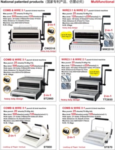 <span class=keywords><strong>Comix</strong></span> ที่มีคุณภาพดี21หลุมหวีเครื่องผูกพัน - Product Image 4