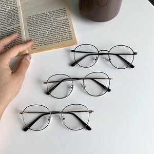 Montures de lunettes rondes en métal Me11 2300, unisexes, monture complète, anti-UV et anti-lumière bleue, légères, pour étudiants - Product Image 4