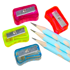 Taille-crayon en plastique Petits taille-crayons manuels colorés pour enfants, adultes et étudiants Fournitures pour enseignants pour la maison en classe - Product Image 6