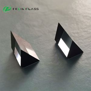 Prisme optique en verre optique triangulaire trapézoïdal à réflexion totale FELIX AR avec revêtement et peinture noire - Product Image 2