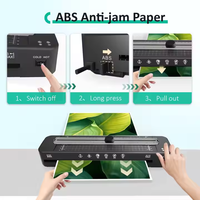 Nouvelle plastifieuse FANGNUO A3 pour la maison et le bureau avec plastification à chaud/froid, formats de papier A4/A5/A6, 300W AC220V, arrêt automatique après 30 minutes