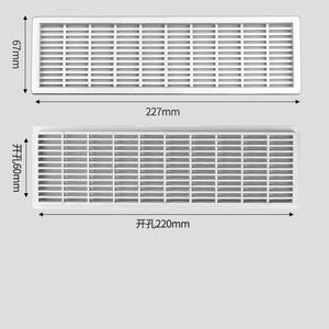 Cubierta de ventilación de malla de refrigeración para gabinetes, estante de zapatos de ventilación de plástico para el hogar, oficina, sala de estar, dormitorio, comedor, Baño - Product Image 4