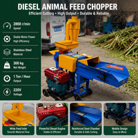 Hacheuse de paille et de fourrage automatique Strosen pour l'alimentation animale – Broyeur de herbe pour ferme