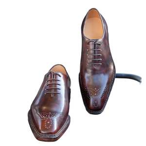 Zapatos Oxford Formales <span class=keywords><strong>de</strong></span> Negocios para Hombre, Hechos a Mano en Noruega, <span class=keywords><strong>de</strong></span> Cuero <span class=keywords><strong>de</strong></span> Becerro, Cosidos a Mano, Zapatos <span class=keywords><strong>de</strong></span> Vestir para Boda - Product Image 6