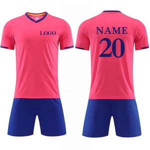 Ensemble <span class=keywords><strong>t</strong></span>-<span class=keywords><strong>shirt</strong></span> et short de football de couleur <span class=keywords><strong>Orange</strong></span>, vêtements de sport de qualité thaïlandaise, uniforme, vente en gros, - Product Image 4