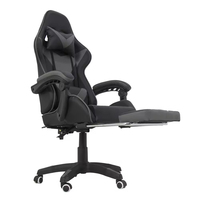 Chaise de jeu PC de course ergonomique personnalisée avec repose-pieds et appui-tête – Offre spéciale usine