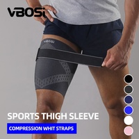VBOSi 4487 Support de coude 3D robuste, manchon de compression réglable et souple pour l'entraînement, les entorses des ischio-jambiers, des muscles inguinaux et des lésions du rotule
