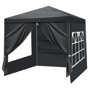 Portable 6.5x6.5Ft Wedding Party <b>Tent</b> With Side Walls Oxford Fabric Quick Opening Aluminum <b>Frame</b> Outdoor Use - Product Image 3