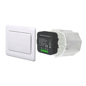 New Arrival CE 15-month Warranty Cheap 10A 1 Gang Tuya WiFi Enable Wireless <strong>Remote</strong> Relay Switch Module Black with No HUB - Product Image 3