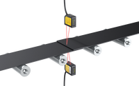 Sensor pergeseran Laser ringkas BZ-030, Laser merah 650nm, ultra-kecil, repeatabilitas hingga 10 μm, kecepatan pengambilan sampel 2000Hz