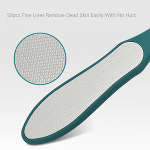 2 in 1 ayak bakımı pedikür Metal yüzey aracı kullanılan sert cilt kaldırmak ıslak kuru ayak dosya nasır sökücü - Product Image 4