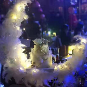 Décoration de gâteau en acrylique style déesse, motif fleur, lune, bateau, avec fil perlé, thème miel et douceur, pour anniversaire et événementiel - Product Image 5