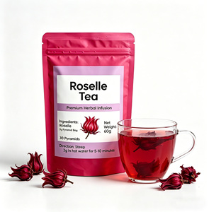 Fleurs d'hibiscus séchées naturelles en gros d'usine, riches en HPE, saveur Roselle, pour infusion quotidienne - Product Image 3