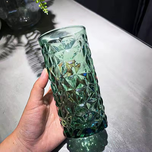 Taza de Viaje de Vidrio Ecológica de Estilo Bohemio Clásico, Cristal Tallado de Alta Calidad, Apta para Lavavajillas y Microondas - Product Image 2