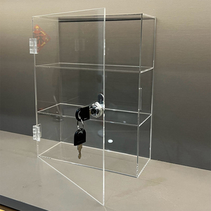 Vetrina personalizzata in acrilico grande vetrina trasparente per vetrina Multi-livello con serratura per la vendita al dettaglio di oggetti da collezione - Product Image 4