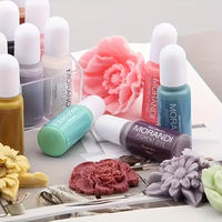 Pigments de résine liquide OSBORN Morandi (24 couleurs 10ML/flacon) - Colorant direct pour résine époxy, pour bijoux, graffitis, art, matériaux d'artisanat