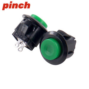 Pinch DS-500 Snap-On <b>Push</b> <b>Button</b> <b>Switch</b> 14mm Round Head Self-Resetting Normally Open 2-Pin Electric Bicycle Horn <b>Switch</b> - Product Image 4