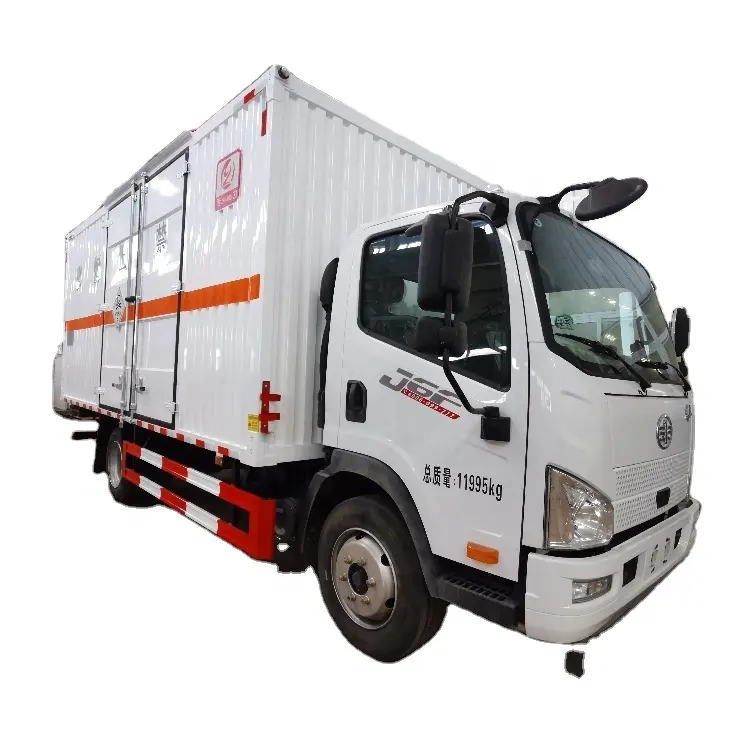 Fabbrica diretta 4x2 FAW Van camion per merci pericolose o tossiche