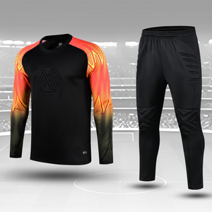 Yüksek kalite boş futbol giyim erkekler futbol forması özelleştirme Logo uzun kollu yeşil futbol kaleci eğitim formaları - Product Image 5