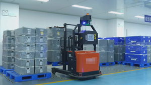 Xe nâng tự hành 3D SLAM, xe vận chuyển tự hành 1.5T 3M, xe nâng AGV cho giải pháp tự động hóa kho hàng, hậu cần nhà máy - Product Image 3