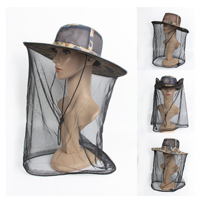Chapeau Bob Anti-Moustiques pour Homme avec Filet de Protection Solaire et Masque Facial Intégré pour la Nuit, Idéal pour la Pêche, la Randonnée, le Jardinage et l'Utilisation Quotidienne Contre les Insectes et les Abeilles - Product Image 1