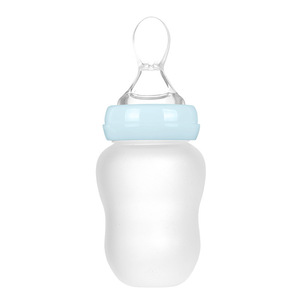Biberón de silicona de boca ancha para pasta de arroz, con cabezal suave, cuchara de extrusión para alimentación de bebés, terapia de rehabilitación para personas mayores - Product Image 1
