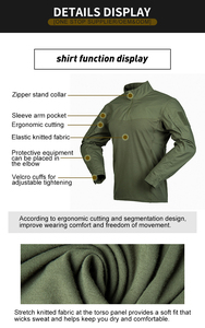 FRONTER 아웃도어 레인저 그린 전투복 군복 전술 슈트 AK 유니폼 - Product Image 4