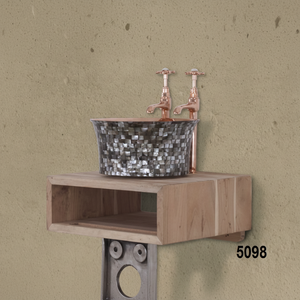 Cubo de Lavabo - Pequeño (Acacia Envejecida) - Product Image 1