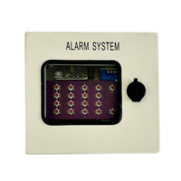 Stainless Steel Alarm System Addressable Control Panel 1-16 Loop Options Tuya App Supported 4G Network Barking Alarm Sound Water