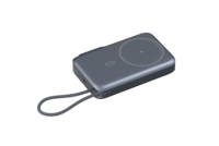 Power Bank Travel 2026 Trending 10000mAh 35W Pengisian Cepat Kabel Type-C Terintegrasi Braket Logam Tipis Baterai Eksternal Portabel