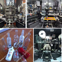 Nueva Impresora de Botellas y Tubos de Vidrio HDPE de Alta Velocidad, Totalmente Automática, con 16 Estaciones Rotatorias Ajustables y Pantalla Multicolor