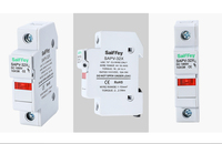 SAIFFEY Fusible PV DC en plastique 1000V 10*38mm Support pour système solaire 32A Certifié OEM IEC Base basse tension Thermique SFPV-32X 1P