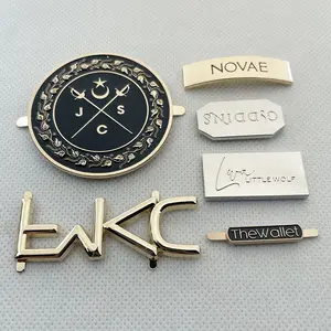 Neostar Accessories Manufacturer Custom Stamped Brand Logo Metal Plate For Bags