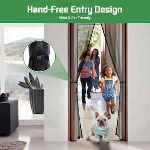 Pantalla de malla magnética <span class=keywords><strong>para</strong></span> insectos de diseño moderno <span class=keywords><strong>para</strong></span> ventanas y puertas, mosquitera de fibra de vidrio al por mayor, cortina magnética, tecnología <span class=keywords><strong>para</strong></span> moscas - Product Image 2