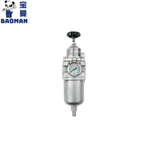 Válvula reductora de presión del regulador del filtro de aire Tissin <span class=keywords><strong>TS305</strong></span> Acero inoxidable 1/4NPT con dos interfaces de manómetro - Product Image 5