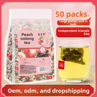 Teh Oolong Persik KingHon dengan Buah Kering, Teh Celup Dingin 10 Sachet, Umur Simpan Lebih dari 12 Bulan, Grade A, Teh Penambah Kesehatan