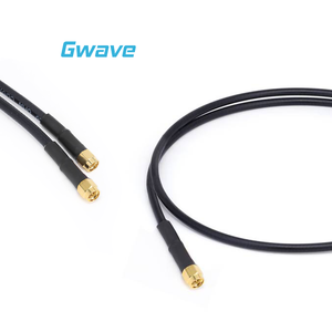 <strong>SMA</strong> <strong>Male</strong> <strong>to</strong> <strong>SMA</strong> <strong>Male</strong> Cable Using RG223 Flexible Coax DC - 3GHz Communication for Connectors - Product Image 1