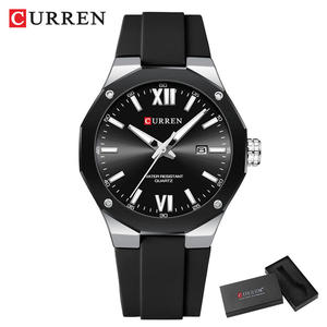 Montre-bracelet de luxe pour homme Curren 8465, montre à quartz originale vintage avec calendrier, pour homme, avec boîte - Product Image 5
