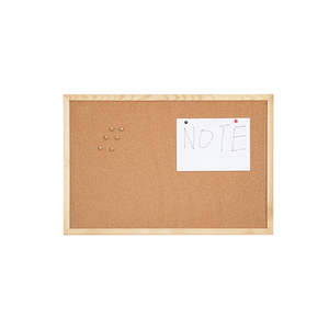 Achat en gros de tableau d'affichage professionnel mural en liège naturel de haute qualité avec cadre en bois de pin pour entreprises, cafés, restaurants, usines - Product Image 1