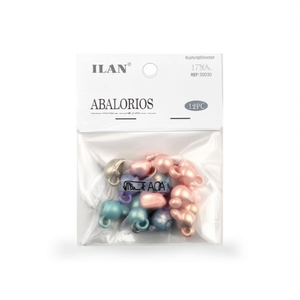 ILAN Perline 17mm Colori Pastello 12 Pezzi Perline per Abbigliamento - Product Image 2