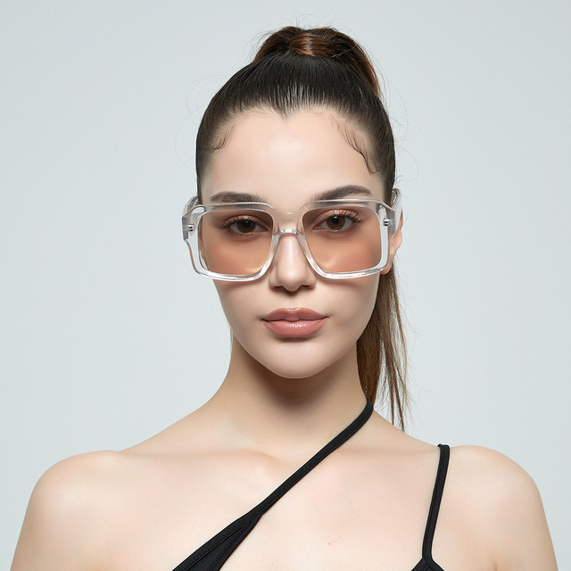Sunglasses Retro Wholesale  Own Logo Brand Designer PC Sun Glasses Coloured for Ladies