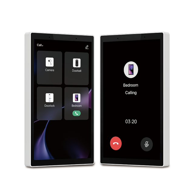 Alexa Google Assistant Compatible 5 Inch Bar Android Smart Control Panel Multi-Functional Tuya Smart Life Touch Screen Zigbee
