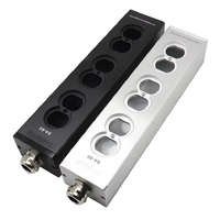 OEM US Type Jacks Prise électrique Boîtier électrique personnalisé Profilés en acier inoxydable Service d'usinage CNC pour boîtier d'amplificateur