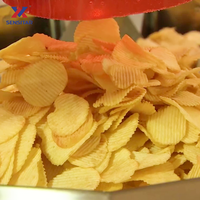 Ligne de production de chips de pommes de terre entièrement automatique à haute efficacité certifiée CE pour l'utilisation en usine de moulin à farine de pommes de terre et de fruits, approvisionnement direct usine