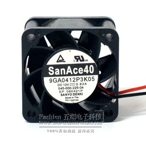 Ventilateur DC SanAce40 40x28mm 12V 0.92A à roulement à billes pour refroidissement de serveur - Product Image 2