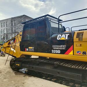 Excavadora Caterpillar 320D de segunda mano de 20 toneladas, excavadora de orugas usada barata Cat 320D con buenas condiciones - Product Image 6
