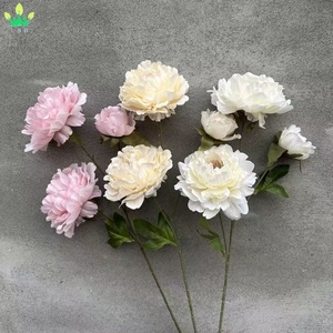 Fleur de pivoine artificielle à longue tige unique en soie pour la décoration de la maison, les mariages, les fêtes, le Nouvel An chinois, les centres de table, les vases et le bureau - Product Image 1